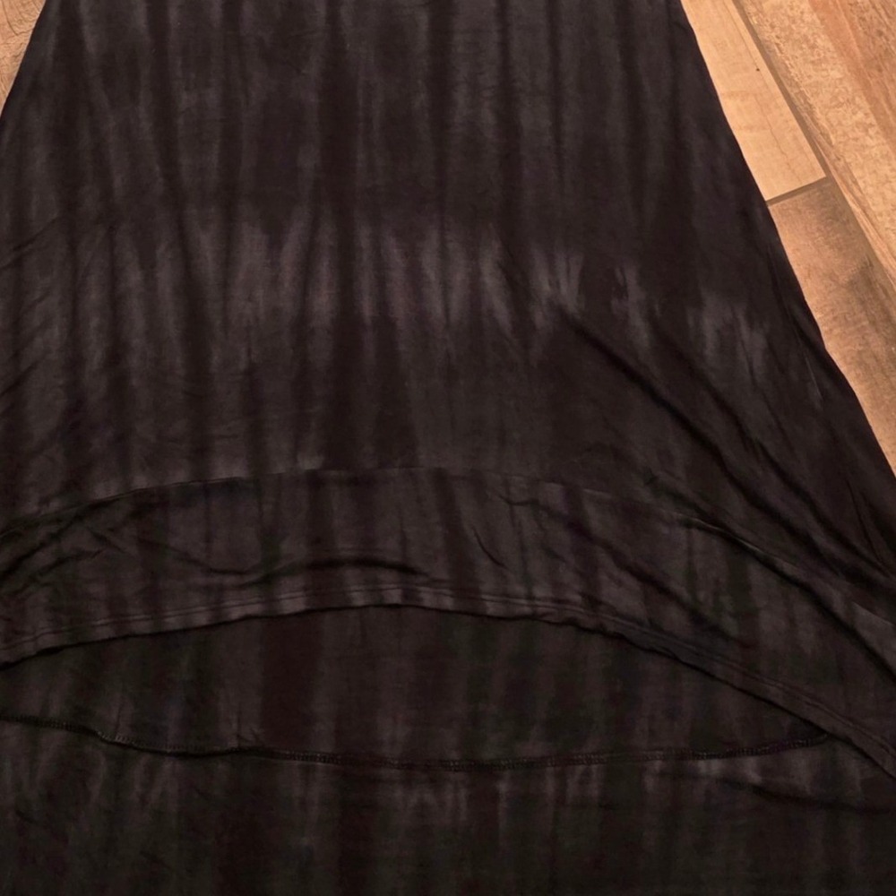 Tee by Big Star Grey Tie Dye Racerback Asymmetrical Hem Tank Dress Med KWKEIBIY - Picture 6 of 7
